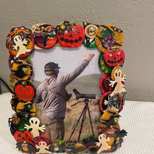Halloween Music Themed Decorative Photo Frame